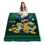 north dakota state bison disney football green quilt blanket best selling