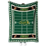 north dakota state bison mickey player green quilt blanket best selling