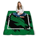 north texas mean green block border green quilt blanket best selling