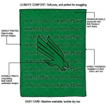 north texas mean green bold red green quilt blanket best selling