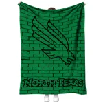 north texas mean green brick grid green quilt blanket best selling