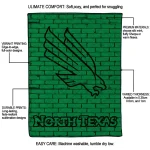 north texas mean green brick grid green quilt blanket best selling