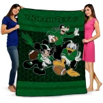 North Texas Mean Green Disney Football Green Quilt Blanket 1 north texas mean green disney football green quilt blanket best selling