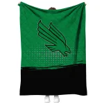 north texas mean green dot illusion green quilt blanket best selling