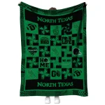 north texas mean green helmet heart green quilt blanket best selling