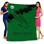 North Texas Mean Green Paint Trail Green Quilt Blanket 1 north texas mean green paint trail green quilt blanket best selling