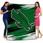 north texas mean green wild lines green white quilt blanket best selling