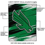 north texas mean green wild lines green white quilt blanket best selling