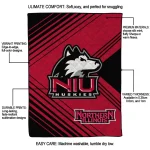northern illinois huskies arrow layers red quilt blanket best selling