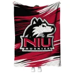 northern illinois huskies wild lines red white quilt blanket best selling