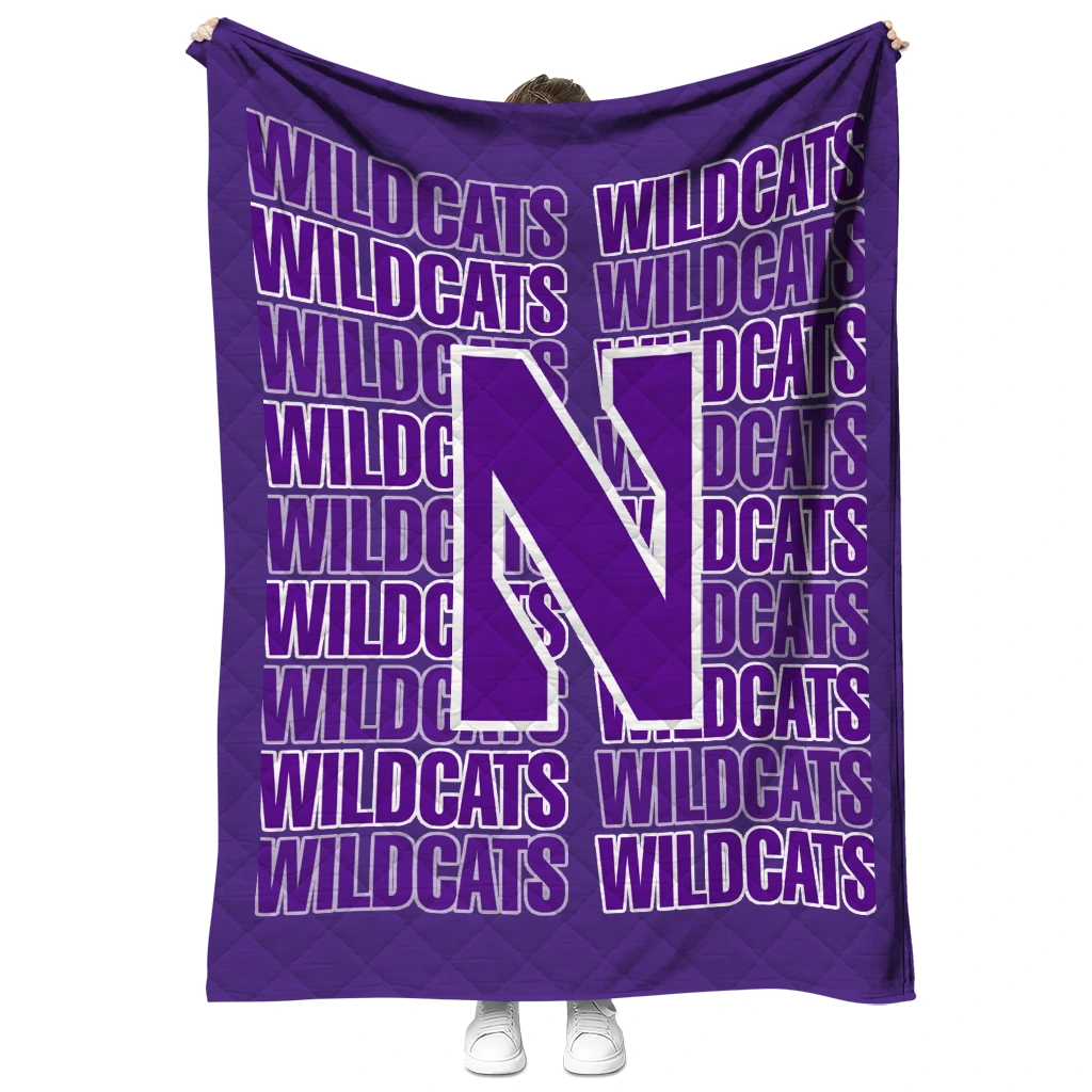 northwestern wildcats bold red purple quilt blanket fashion forward northwestern wildcats bold red purple quilt blanket fashion forward
