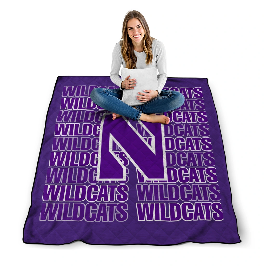 northwestern wildcats bold red purple quilt blanket high quality northwestern wildcats bold red purple quilt blanket high quality