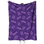 northwestern wildcats solid classic purple quilt blanket best selling