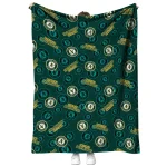oakland athletics solid classic green quilt blanket best selling