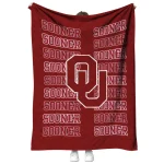 oklahoma sooners bold red crimson quilt blanket best selling