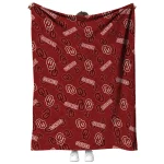 oklahoma sooners solid classic crimson quilt blanket best selling