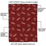 oklahoma sooners solid classic crimson quilt blanket best selling