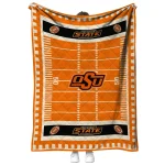 oklahoma state cowboys mickey player orange quilt blanket best selling