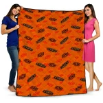 Oklahoma State Cowboys Solid Classic Orange Quilt Blanket 1 oklahoma state cowboys solid classic orange quilt blanket best selling