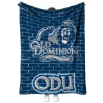 old dominion monarchs brick grid blue quilt blanket best selling