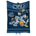 old dominion monarchs disney football blue quilt blanket best selling