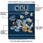 old dominion monarchs disney football blue quilt blanket best selling