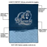 old dominion monarchs dot illusion blue quilt blanket best selling