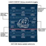 old dominion monarchs handdrawn stripes blue quilt blanket best selling