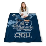 old dominion monarchs paint trail blue quilt blanket best selling
