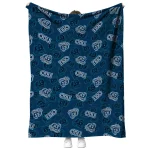 old dominion monarchs solid classic blue quilt blanket best selling
