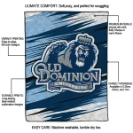 old dominion monarchs wild lines blue white quilt blanket best selling