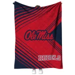 ole miss rebels arrow layers red quilt blanket best selling