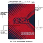 ole miss rebels arrow layers red quilt blanket best selling