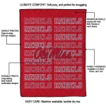 ole miss rebels bold red quilt blanket best selling