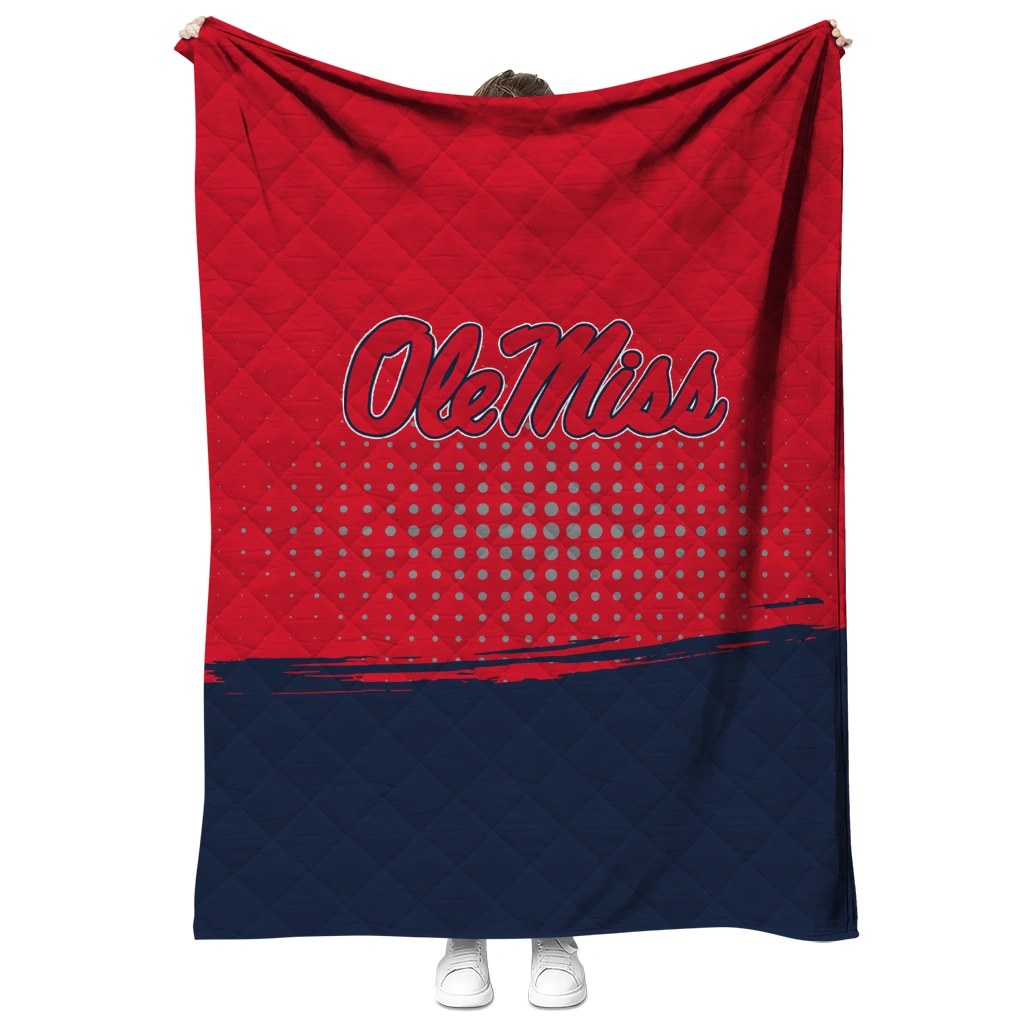 ole miss rebels dot illusion red quilt blanket fashion forward ole miss rebels dot illusion red quilt blanket fashion forward