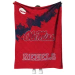 ole miss rebels paint trail red quilt blanket best selling