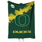 oregon ducks paint trail green quilt blanket best selling