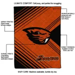 oregon state beavers arrow layers orange quilt blanket best selling