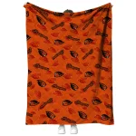 oregon state beavers solid classic orange quilt blanket best selling