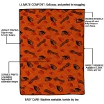 oregon state beavers solid classic orange quilt blanket best selling