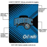 orlando magic arrow layers blue quilt blanket best selling