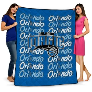 orlando magic bold red blue quilt blanket best selling