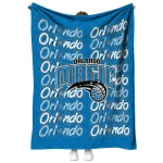 orlando magic bold red blue quilt blanket best selling