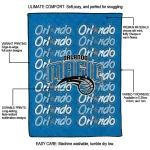 orlando magic bold red blue quilt blanket best selling