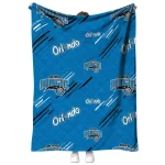 orlando magic sketch lines blue quilt blanket best selling