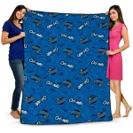 orlando magic solid classic blue quilt blanket best selling