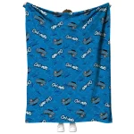 orlando magic solid classic blue quilt blanket best selling