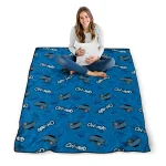 orlando magic solid classic blue quilt blanket best selling