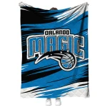orlando magic wild lines blue white quilt blanket best selling