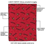 ottawa senators solid classic red quilt blanket best selling